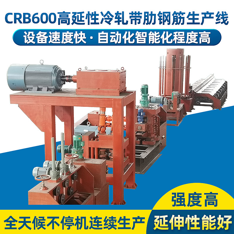 CRB600高延性冷軋帶肋鋼筋生產(chǎn)線